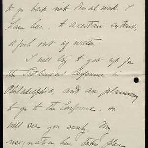 a page of handwritten text