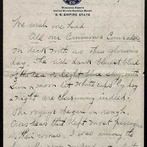 a page of handwritten text