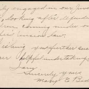 a page of handwritten text