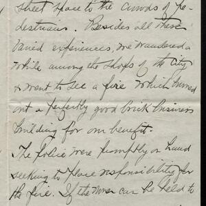 a page of handwritten text