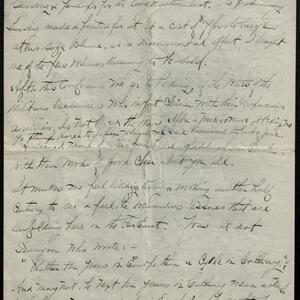 a page of handwritten text