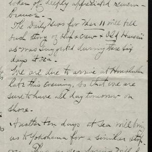 a page of handwritten text