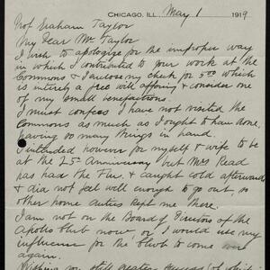 a page of handwritten text