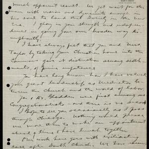 a page of handwritten text