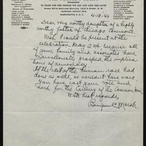 a page of handwritten text