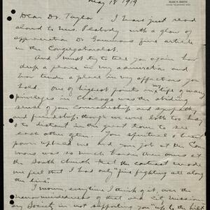 a page of handwritten text