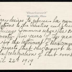 a page of handwritten text