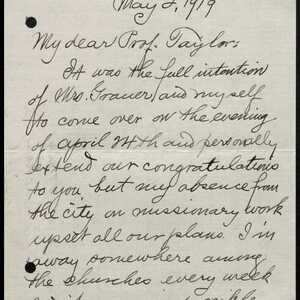 a page of handwritten text