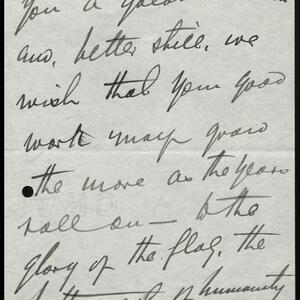 a page of handwritten text