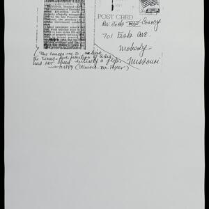 a page of handwritten text