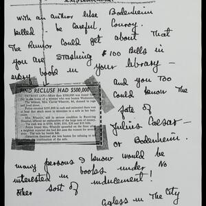 a page of handwritten text