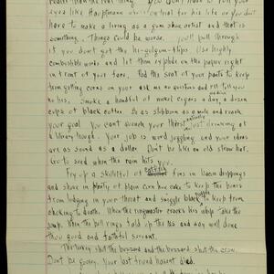 a page of handwritten text