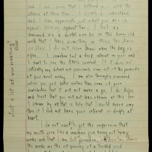 a page of handwritten text