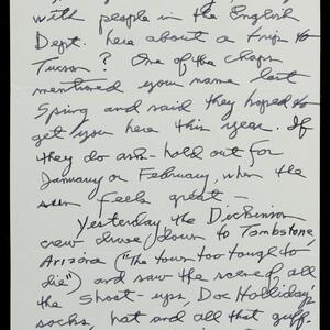 a page of handwritten text