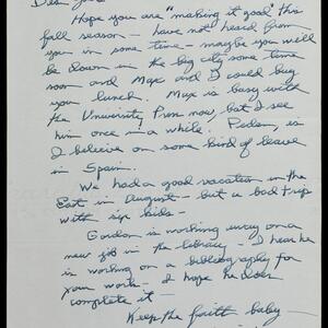 a page of handwritten text