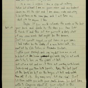 a page of handwritten text