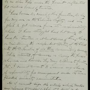 a page of handwritten text