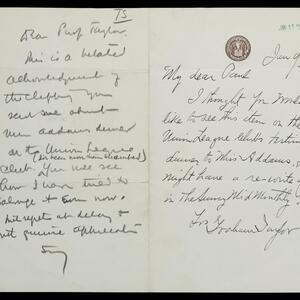 a page of handwritten text