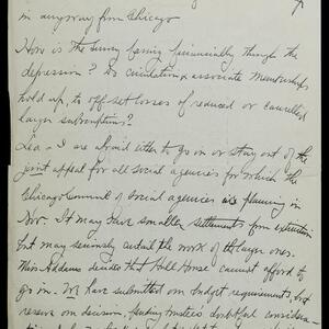 a page of handwritten text