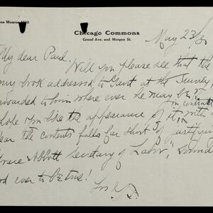 a page of handwritten text