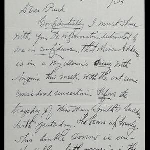 a page of handwritten text