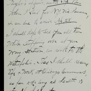 a page of handwritten text