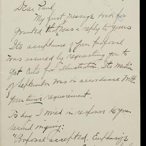 a page of handwritten text