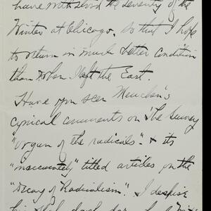 a page of handwritten text
