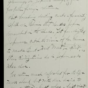a page of handwritten text