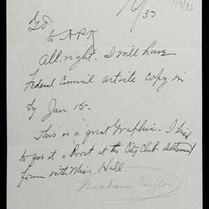 a page of handwritten text