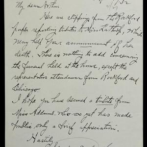 a page of handwritten text