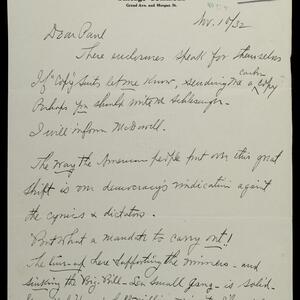 a page of handwritten text
