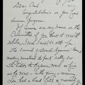 a page of handwritten text