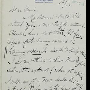 a page of handwritten text