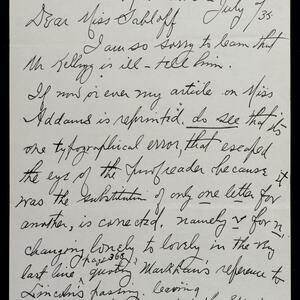 a page of handwritten text