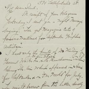 a page of handwritten text