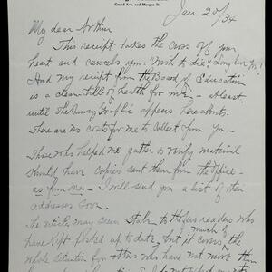 a page of handwritten text