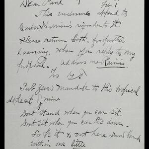 a page of handwritten text