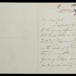 a page of handwritten text