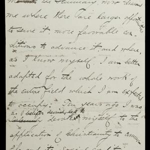 a page of handwritten text