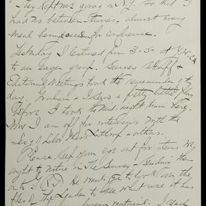 a page of handwritten text