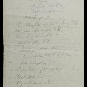 a page of handwritten text