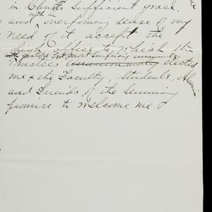 a page of handwritten text