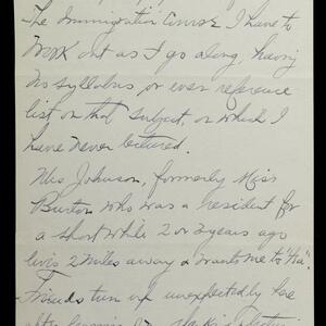 a page of handwritten text