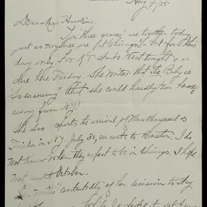 a page of handwritten text