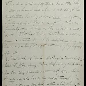 a page of handwritten text