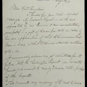 a page of handwritten text