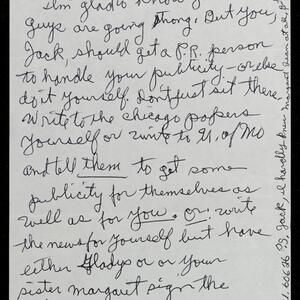 a page of handwritten text