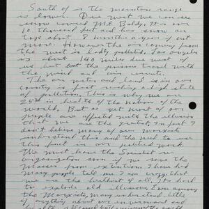 a page of handwritten text