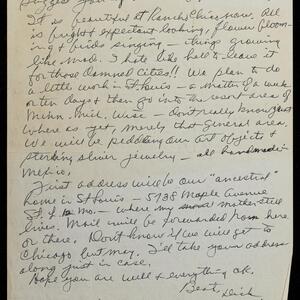 a page of handwritten text